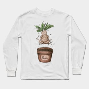 Mandi meditating Long Sleeve T-Shirt